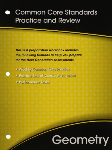 High School Math Common-Core Geometry Test Prep Workbook Grade 9/10