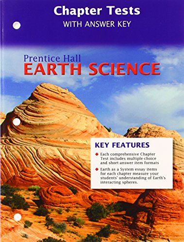 Prentice Hall Earth Science Chapter Tests and Answer Key