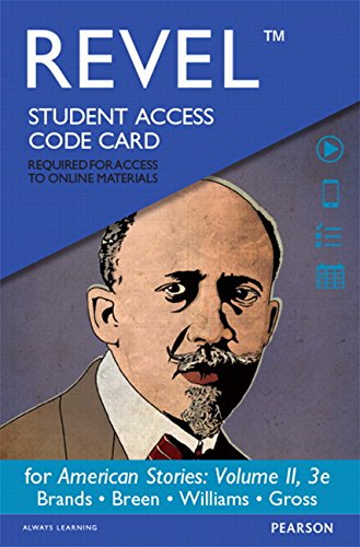 American Stories: A History of the United States, Volume 2, Books a la Carte Edition Plus NEW MyLab History with Pearson eText -- Access Card Package (3rd Edition)