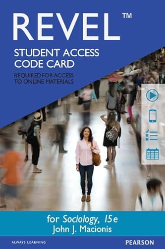 REVEL for Sociology -- Access Card (15th Edition)