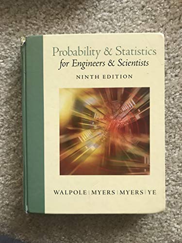 Probability & Statistics for Engineers & Scientists