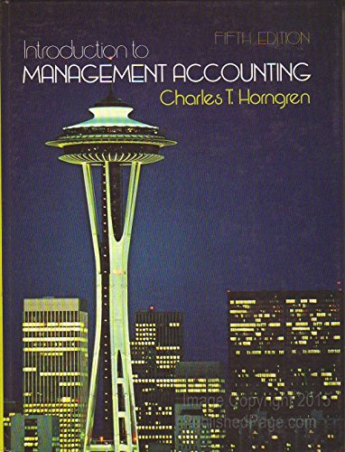 Introduction to Management Accounting