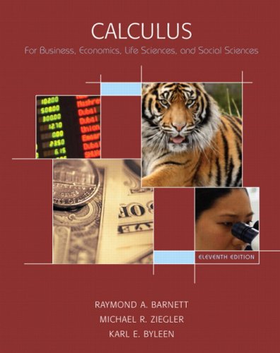 Calculus for Business, Economics, Life Sciences & Social Sciences + Tutor Center + Student Solutions Manual