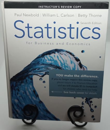 Statistics for Business and Economics