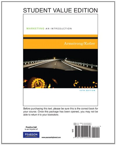 Marketing: An Introduction: Value Edition