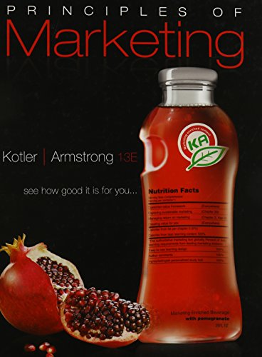 Principles of Marketing [With CDROM]