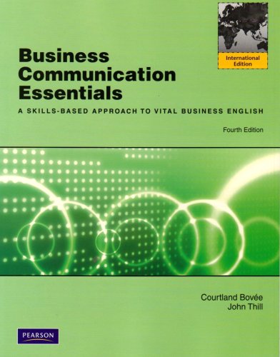 Business Communication Essentials (International Edition)
