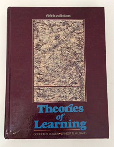 Theories of Learning (Century Psychology Series)