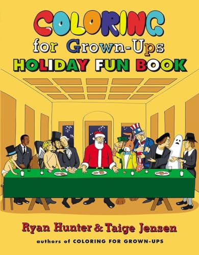 Coloring for Grown-Ups Holiday Fun Book