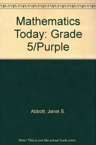 Mathematics Today: Grade 5/Purple