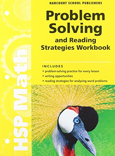 Math, Grade 3 Problem Solving/Reading Strategies Workbook: Harcourt School Publishers Math (Hsp Math 09)