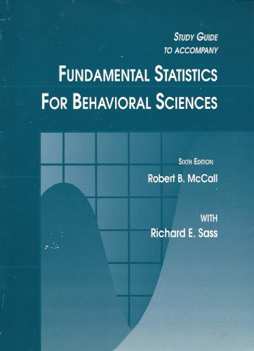 Fundamental Statistics for Behavioural Science