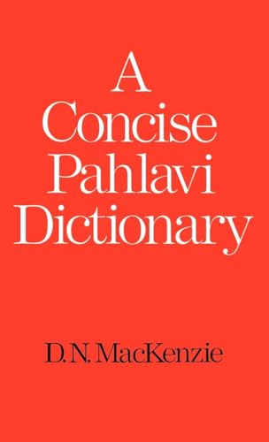A Concise Pahlavi Dictionary