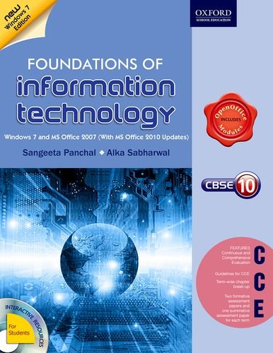 FOUNDATIONS OF INFORMATION TECHNOLOGY WINDOWS 7 EDITION BOOK 10