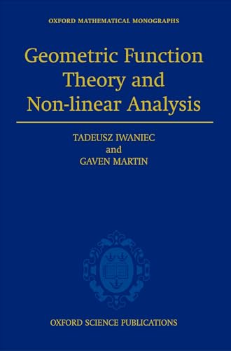 Geometric Function Theory and Non-linear Analysis