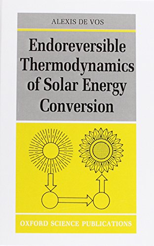 Endoreversible Thermodynamics of Solar Energy Conversion