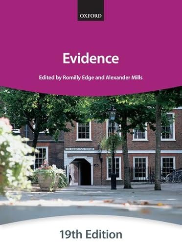 Evidence (Bar Manuals)