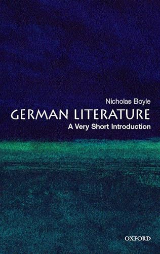 GERMAN LITERATURE: A VERY SHORT INTRODUCTION PB