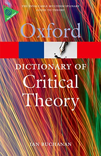 A Dictionary of Critical Theory 1/e (Oxford Quick Reference)