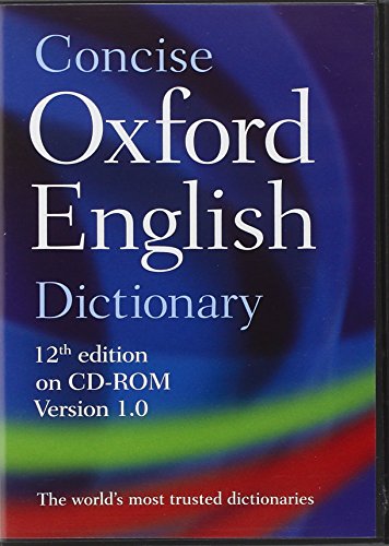 Concise Oxford English Dictionary: CD-ROM edition, Windows/Mac Individual User Version 1.0