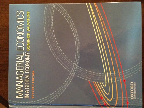 Managerial Economics in a Global Economy