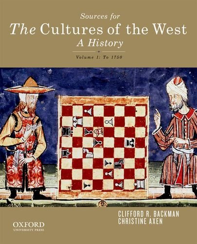 Sources for the Cultures of the West: To 1750