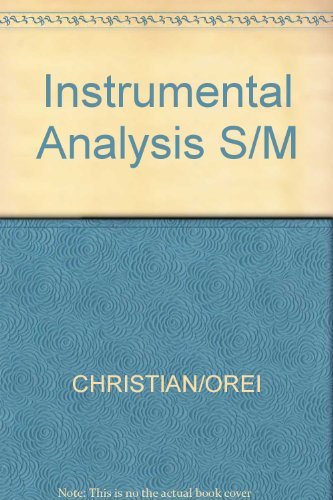 Instrumental Analysis S/M