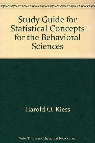 Study Guide for Statistical Concepts for the Behavioral Sciences
