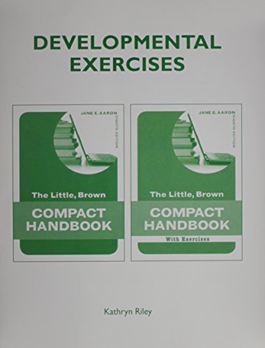 Developmental Exercises for The Little Brown Compact Handbook