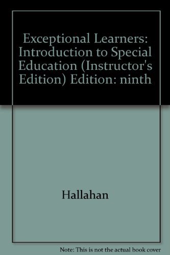 Exceptional Learners: Introduction to Special Education (Instructor's Edition)