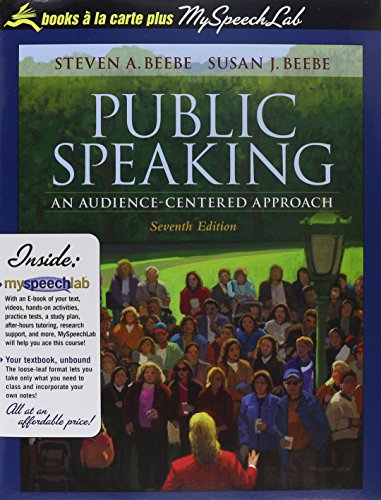 Public Speaking: An Audience-Centered Approach, Books a la Carte Plus MySpeechLab Value Package (includes Interviewing Guidebook)