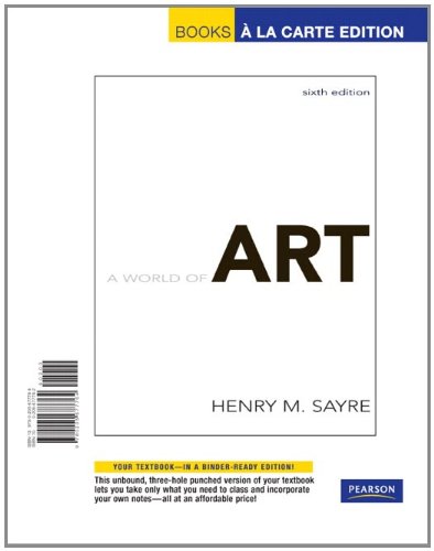 A World of Art: Books a La Carte Edition