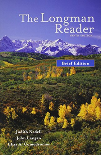 The Longman Reader + Mycomplab, 12-Month Access