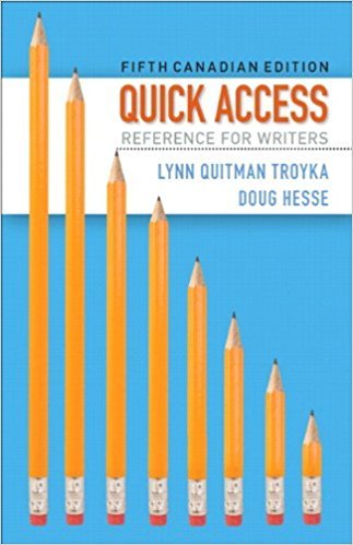 Quick Access : Reference for Writers