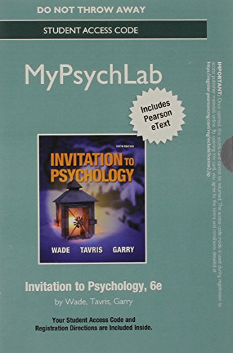 NEW MyLab Psychology with Pearson eText