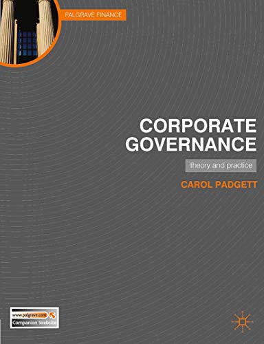 Corporate Governance: Theory and Practice