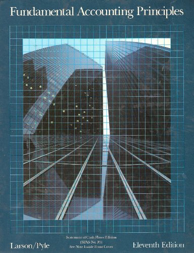 Fundamental accounting principles (The Robert N. Anthony/Willard J. Graham series in accounting)