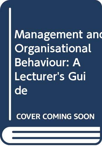 Management and Organisational Behaviour