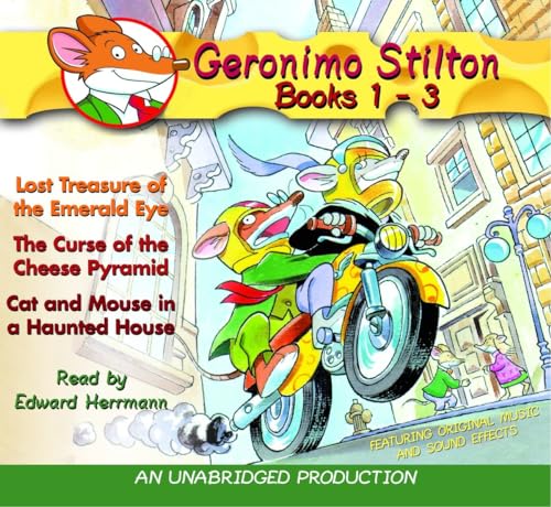 Geronimo Stilton: Books 1-3: #1: Lost Treasure of the Emerald Eye; #2: The Curse of the Cheese Pyramid; #3: Cat and Mouse in a Haunted House