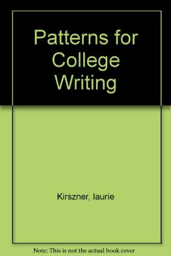 Patterns for College Writing