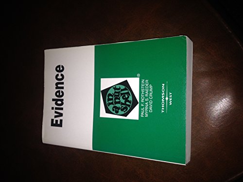 Evidence in a Nutshell (Nutshell Series)