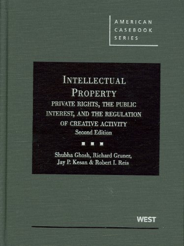 Intellectual Property, Private Rights, the Public Interest, and the Regulation of Creative Activity, 2d