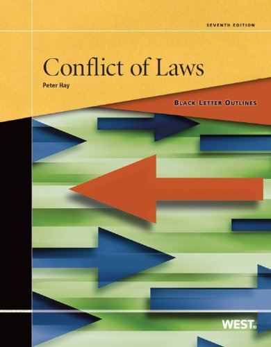 Black Letter Outline on Conflict of Laws (Black Letter Outlines)