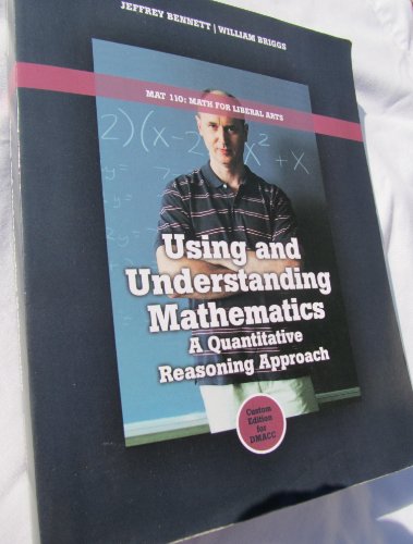 Using And Understanding Mathematics: A Quantitative Reasoning Approach