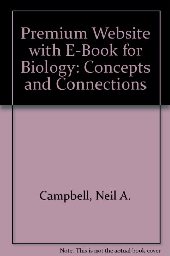 Premium Website with E-Book for Biology: Concepts and Connections