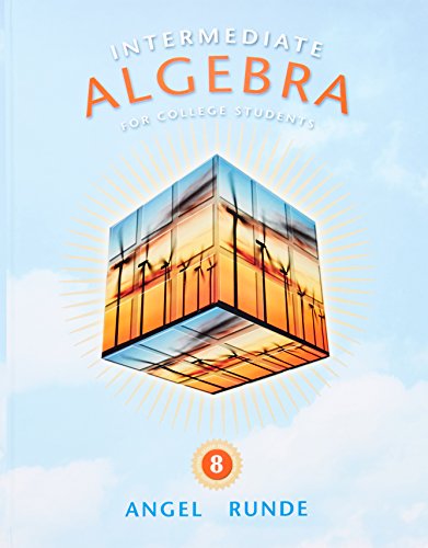 Intermediate Algebra for College Students