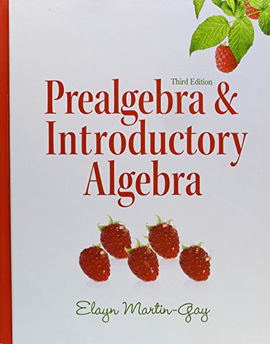 Prealgebra & Introductory Algebra (3rd Edition)