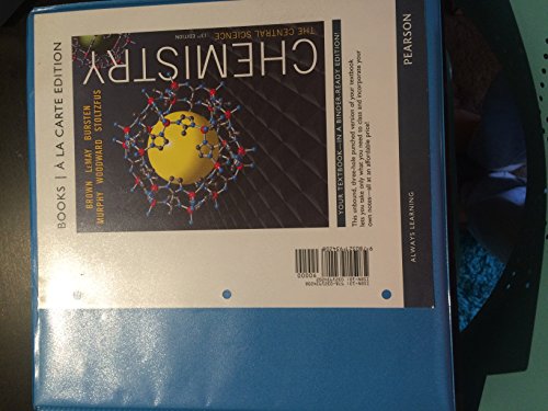 Chemistry: The Central Science, Books a la Carte Edition (13th Edition)