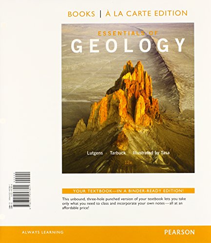 Essentials of Geology, Books a la Carte Plus Mastering Geology with eText -- Access Card Package (12th Edition)