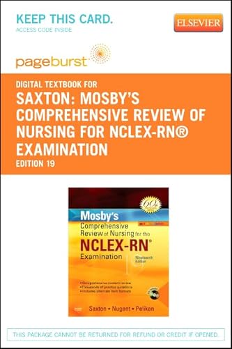 Mosby's Comprehensive Review of Nursing for NCLEX-RN Examination - Elsevier eBook on VitalSource (Retail Access Card: Mosby's Comprehensive Review of Nursing for NCLEX-RN Examination - Elsevier eBook on VitalSource (Retail Access Card), 19e